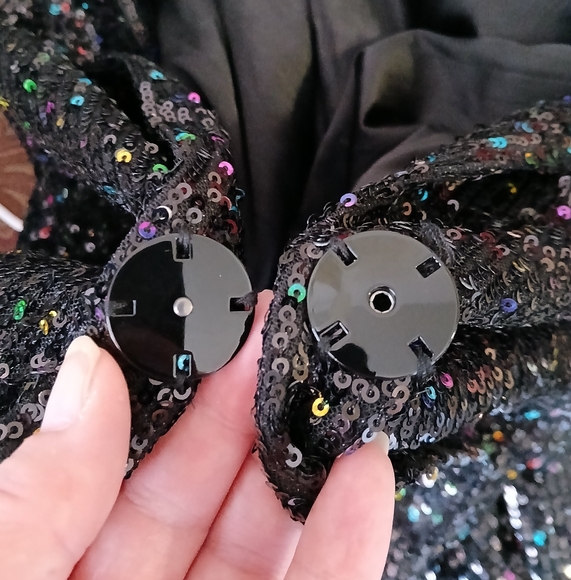 NWT MILLY Confetti Sequin Fitted Blazer in Black Multi - Picture 8 of 16